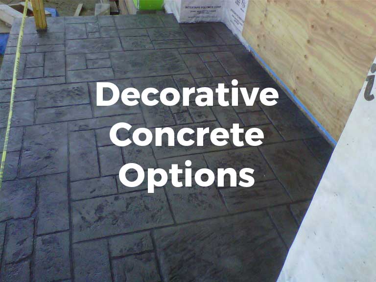 Decorative Concrete Options